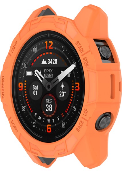 Garmin Fenix 7x Pro / Fenix 7x / Epix Pro 51Için Içi Boş Koruyucu Çerçeve Yumuşak Tpu Saat Kılıfı (Yurt Dışından) fiyatları