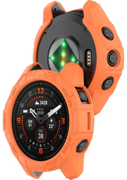 Garmin Fenix 7x Pro / Fenix 7x / Epix Pro 51Için Içi Boş Koruyucu Çerçeve Yumuşak Tpu Saat Kılıfı (Yurt Dışından) modelleri