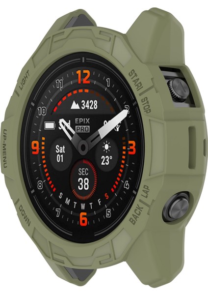 Garmin Fenix 7x Pro / Fenix 7x / Epix Pro 51Için Içi Boş Koruyucu Çerçeve Yumuşak Tpu Saat Kılıfı (Yurt Dışından) fiyatları