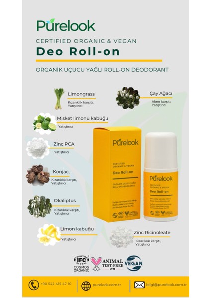 Deo-Rollon 50 ml Organik
