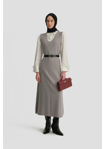 Sıfır Kol Jile 24KD4216 Gri