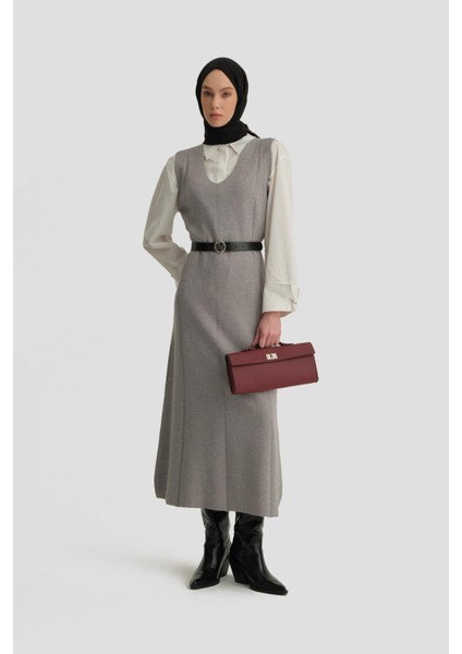 Sıfır Kol Jile 24KD4216 Gri