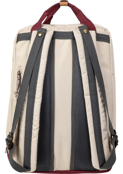 Macaroon Large Reborn Iıı Serisi Krem x Bordo Unisex Sırt Çantası modelleri