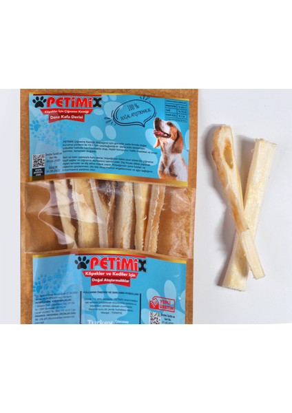 Dana Kafa Derisi 100g Çiğneme Kemikleri Köpek Ödülü
