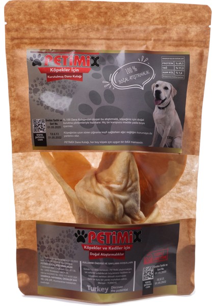 Dana Kulakları 130g Çiğneme Kemikleri Köpek Ödülü fırsatları