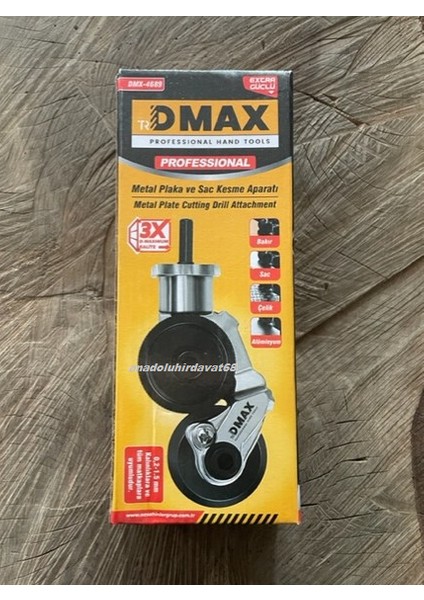 Matkaba Uyumlu Sac Kesme Makinası Matkaba Takılan Sac Kesme Aparatı
