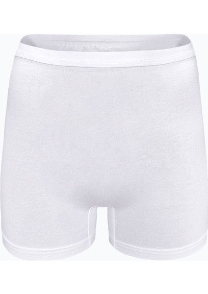 Kadın 3 Lü Siyah Beyaz Iz Yapmayan Modal Yüksek Bel Boxer 3M108