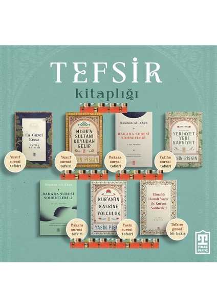 En Güzel Kıssa / Kuran Sohbetleri / Bakara Suresi Sohbetleri 1-2 / Mısıra Sultanı Kuyudan Gelir / Yedi Ayet Yedi Şahsiyet / Fatiha Suresi Tefsiri / Kuranın Kalbine Yolculuk