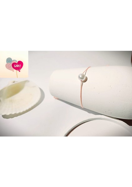 Baby shower davet bileklikleri - ınci bileklik setleri -yeni trend