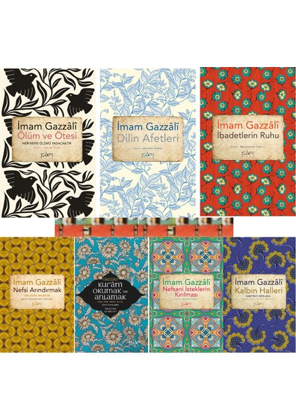 Ölüm Ve Ötesi / Dilin Afetleri / Nefsi Arındırmak / Kalbin Halleri / İbadetlerin Ruhu (7 Kitap) - İmam-ı Gazali