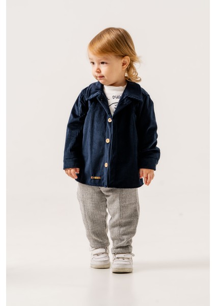 Erkek Bebek Fitilli Kadife Ceketli Üçlü Takım fiyatları