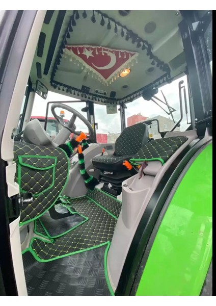 Deutz Fahr 4050E - 4055E - 4065E - 4075E - 4080E - 4090E - 4100E Serisi Traktör Iç Döşeme Paspas Seti - 2013 - 2025 Model Arası
