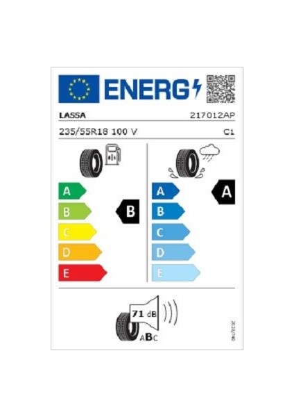 235/55 R18 100V Xl Competus H/p 3 Oto Yaz Lastiği (Üretim Yılı:2025)
