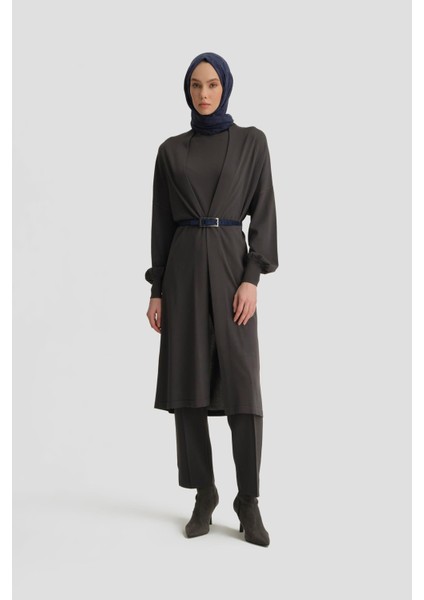 Üç Parça Triko Takım 24KD2004 Antrasit modelleri