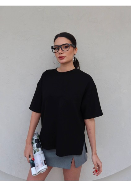 Bisiklet Yaka Modal T-Shirt