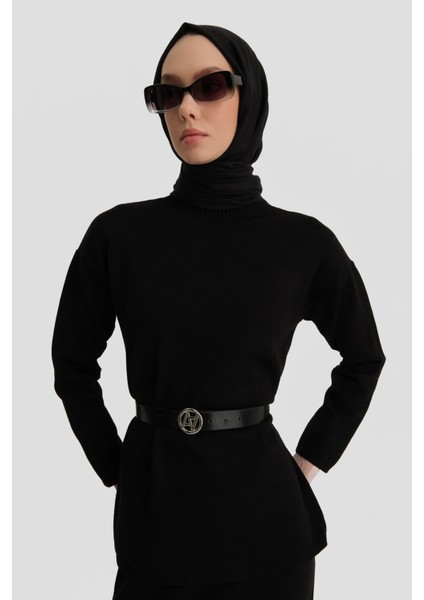 Basic Triko Takım 24KD4222 Siyah fırsatları