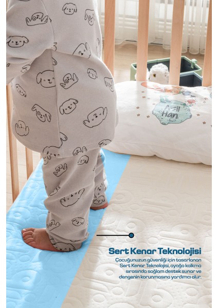 First Sleep Ortopedik Çift Taraflı Çocuk Yatağı 0-1 ve 1-3 Yaş