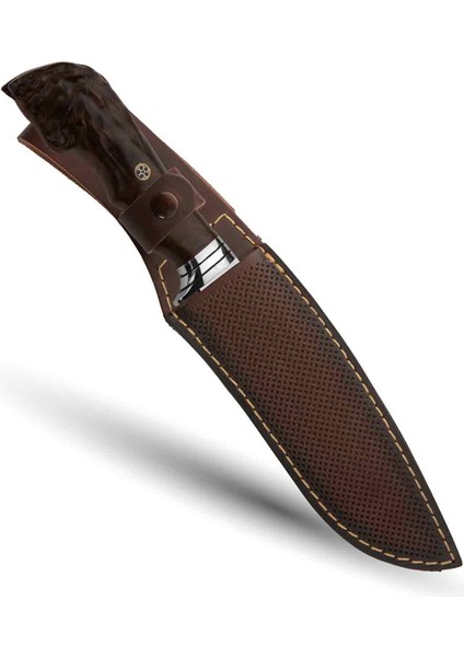 At Başlı Şef Bıçağı Paslanmaz Çelik 28CM Ceviz Ağacı Kılıf li fiyatları