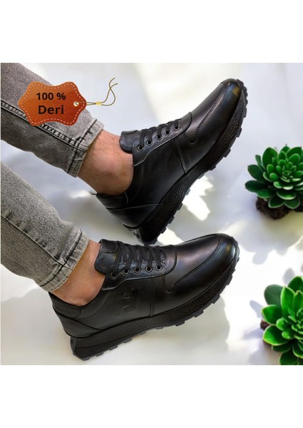 Moche Erkek Spor Günlük Ayakkabı % 100 Deri Yeni Sezon 2025