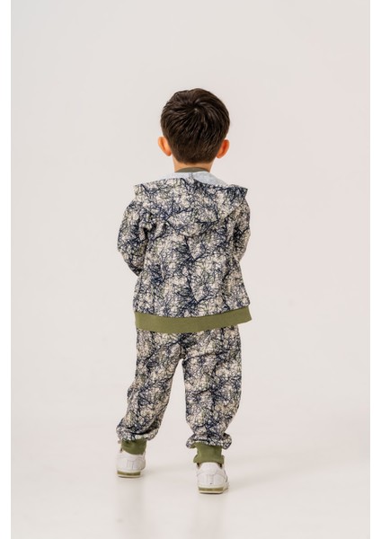 Erkek Bebek Safari Üçlü Eşofman Takımı fırsatları