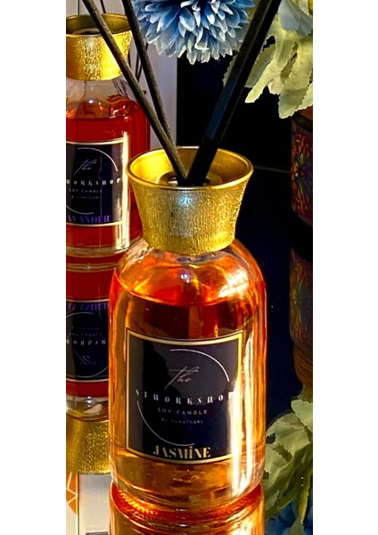 Dekoratif Hediyelik 100ML Jasmine: Yasemin Kokulu Bambu Çubuklu Oda Kokusu 🌿✨
