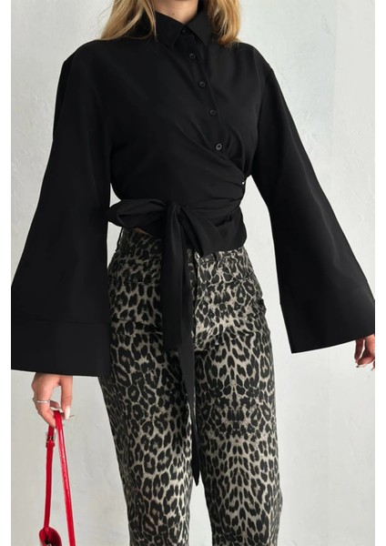 Kadın Bağlama Detaylı Basic Gömlek fiyatları