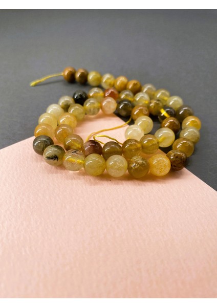 Mix Rutil Kuvars Doğal Taş Dizi 8mm fiyatları