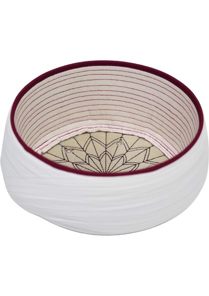 Talebe Sarığı-Beyaz Kumaş-Bordo Takke-Yuvarlak Sarım-Kuş Gözlü-5 Metree modelleri