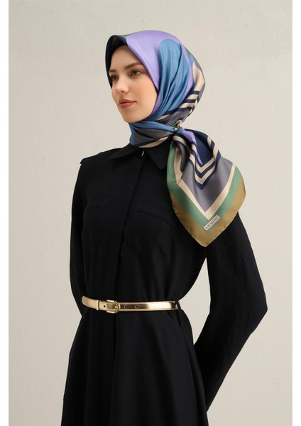 Çiçek Desenli Saf İpek Twill Eşarp 9318 82 fiyatları