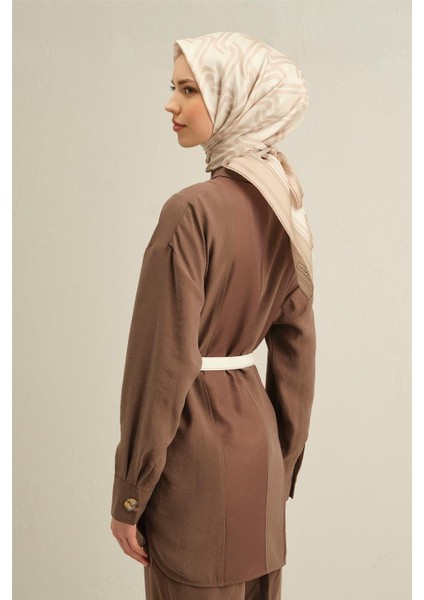 Klasik Desenli Saf İpek Twill Eşarp 9348 34 fiyatları