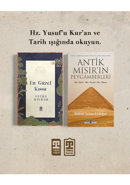 En Güzel Kıssa / Antik Mısırın Peygamberleri Hz.İdris Hz.Yusuf Hz.Musa (2 Kitap)