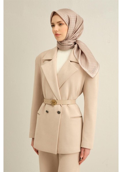 Soyut Desenli Saf İpek Twill Eşarp 9350 14 fiyatları