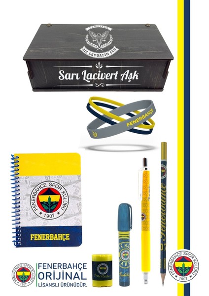 Orijinal Lisanslı Kalem Bileklik Bloknot Silgi Hediyelik Set