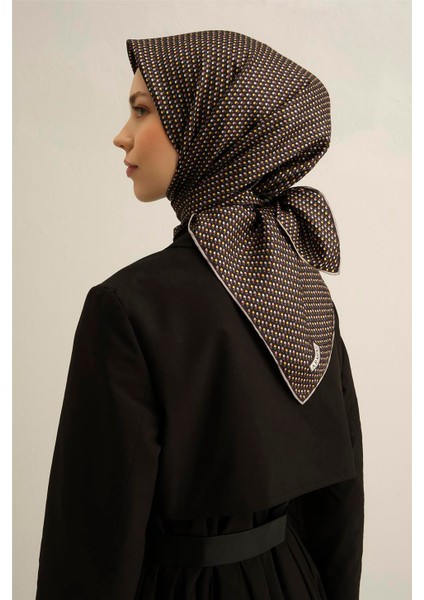 Çiçek Desenli Saf İpek Twill Eşarp 9312 04 modelleri