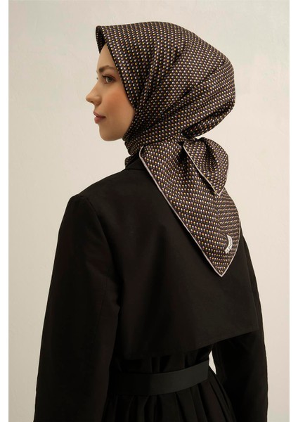 Çiçek Desenli Saf İpek Twill Eşarp 9312 04 fiyatları