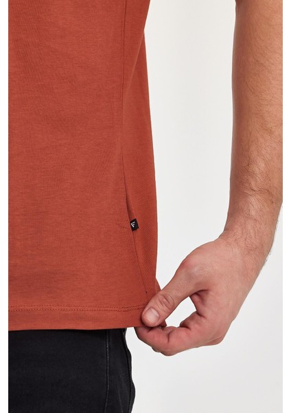 Erkek Compact Penye Sıfır Yaka T-Shırt
