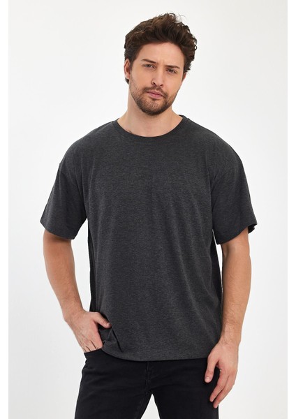 Erkek Compact Penye Oversıze T-Shırt