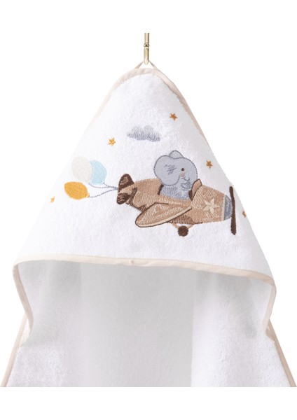 Happy Tony Pamuk- Nakışlı Bebek Havlu Kundak - 80 x 80 cm indirimleri