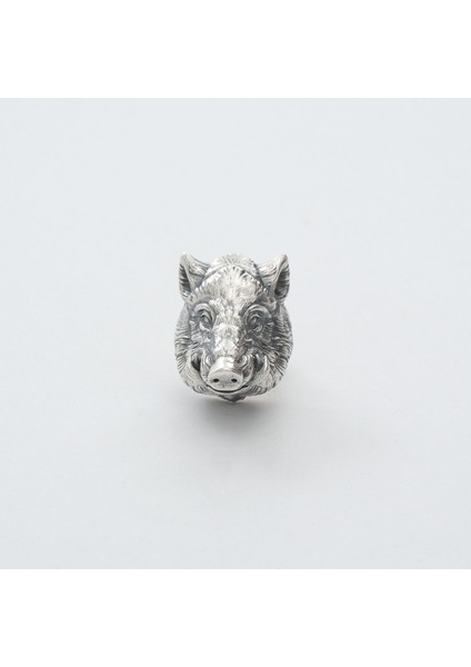 Wild Boar Gümüş Broş 02 modelleri