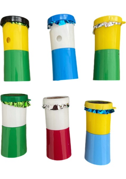 Sesli Üflemeli Patlamaz Maç Kornası Vuvuzela 2 Adet 8,5 cm