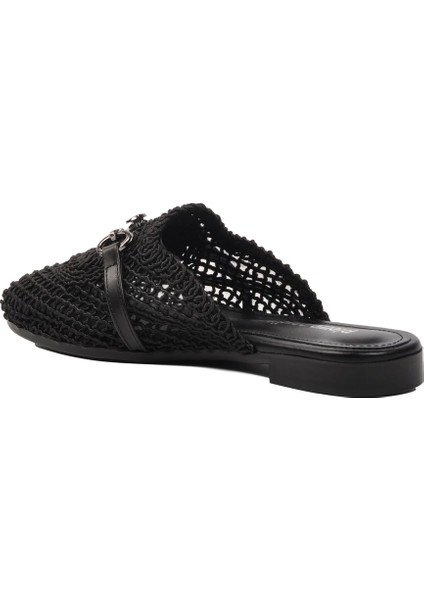 PC-53128 Kadın Örgülü Terlik Siyah fırsatları