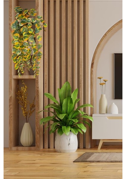 Yapay Çiçek Sarkan Lü x Okaliptus Sonbahar Rengi Yapay Sarmaşık 60*25 cm modelleri