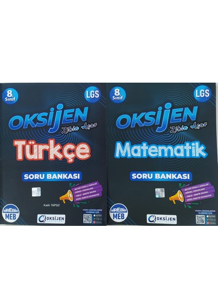 Oksijen Yayınları Oksijen 8. Sınıf Lgs Matematik+Türkçe Soru Bankası