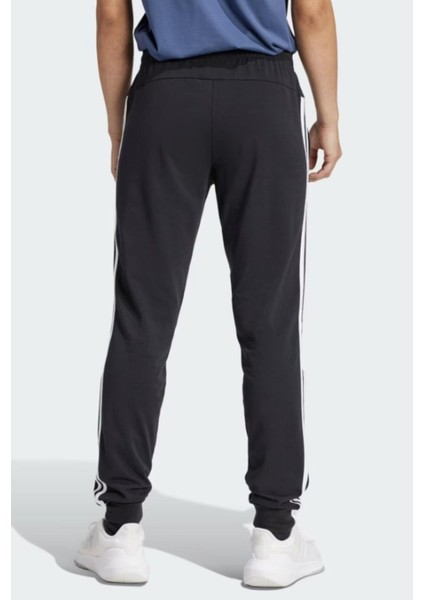 Essentials Single Jersey 3-Stripes Kadın Siyah Eşofman Altı indirimleri