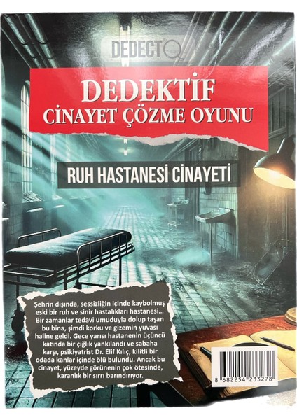 Dedektif Cinayet Çözme Oyunu Ruh Hastanesi Cinayeti fiyatları