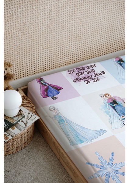 Baskılı Düz Çarşaf - Cartoon Serisi - Elsa Patchwork fiyatları