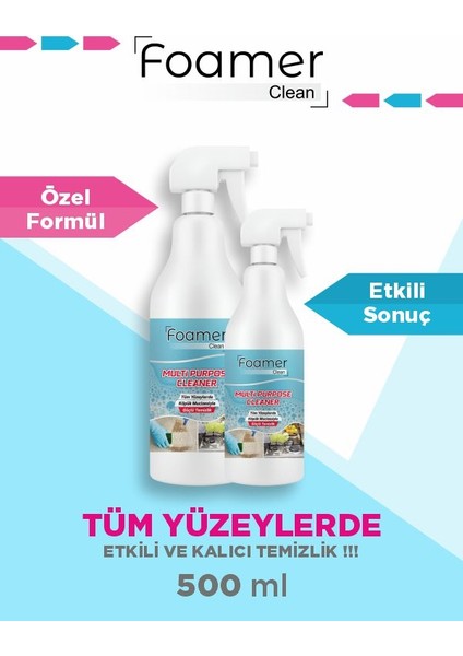 Çok Amaçlı Leke ve Kir Çıkarıcı Köpük Sprey