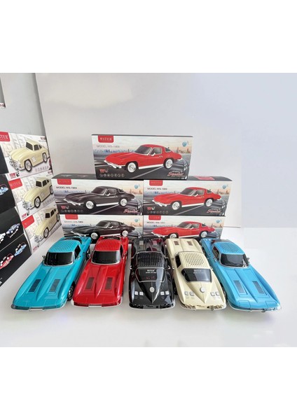 RT-1956 Arabalı Radyo - Bluetooth/usb/sd Kart/aux/radyo Mp3 Player Müzik Kutusu-Emerald Renk