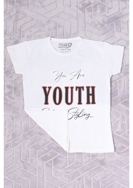 Kız Çocuk Tshirt Youth Baskılı Bisiklet Yaka C39 fiyatları