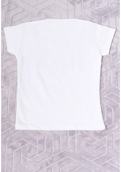 Kız Çocuk Tshirt Youth Baskılı Bisiklet Yaka C39 modelleri